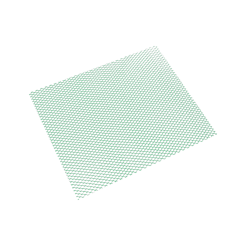 Tissu en maille verte