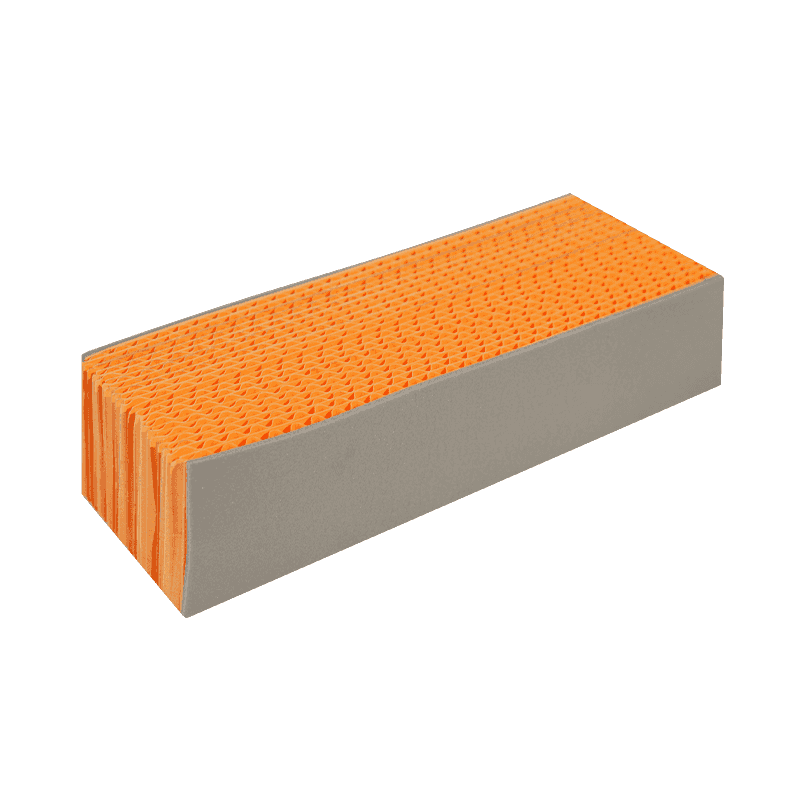 Maille filtrante absorbant l'eau